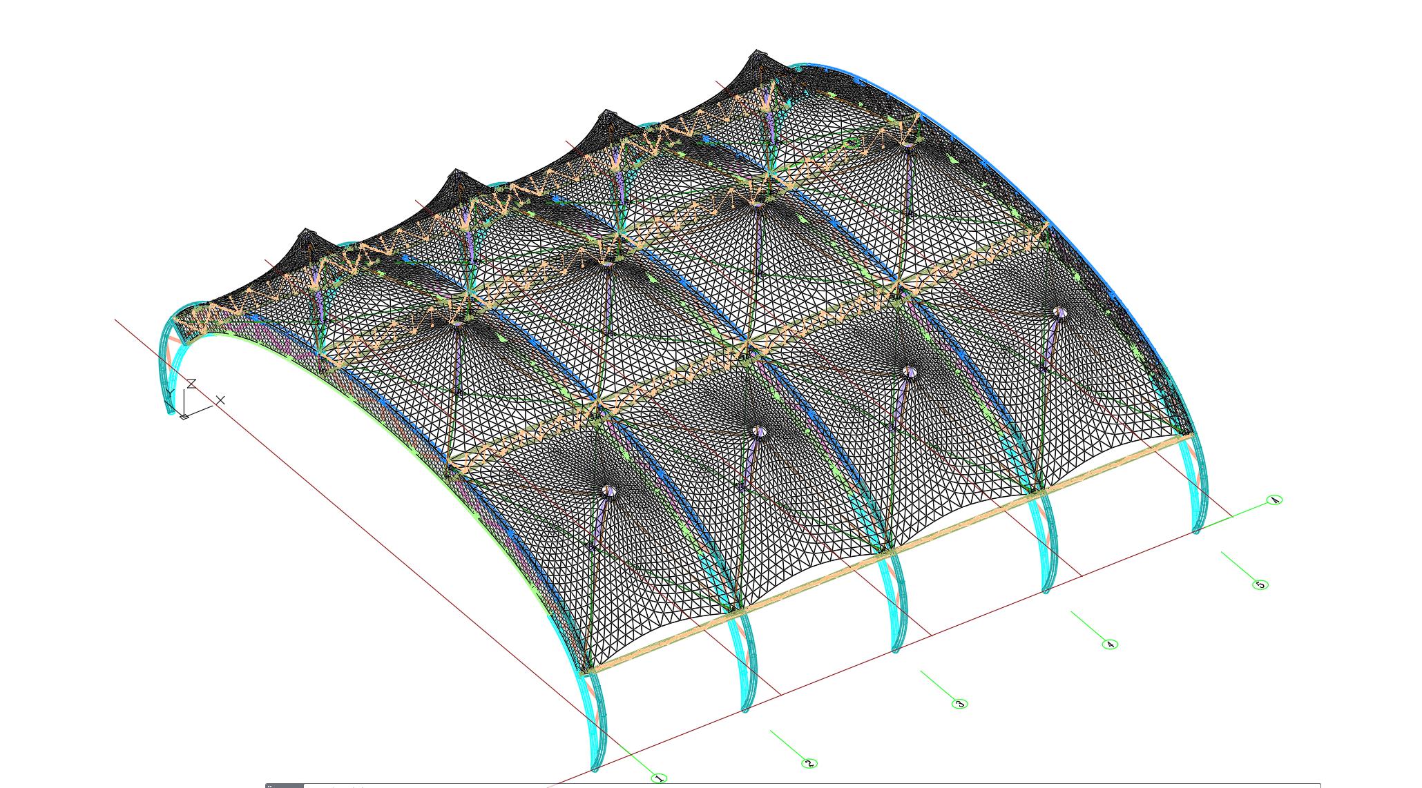 膜结构设计图(图1)